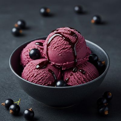 Blackcurrant Ice Cream
